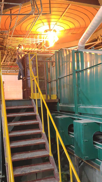ceramic fiber production line safety